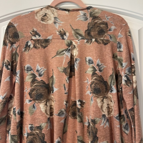 143 Story by Line‎ Up Floral Lightweight Open Cardigan Sweater S - Picture 4 of 9